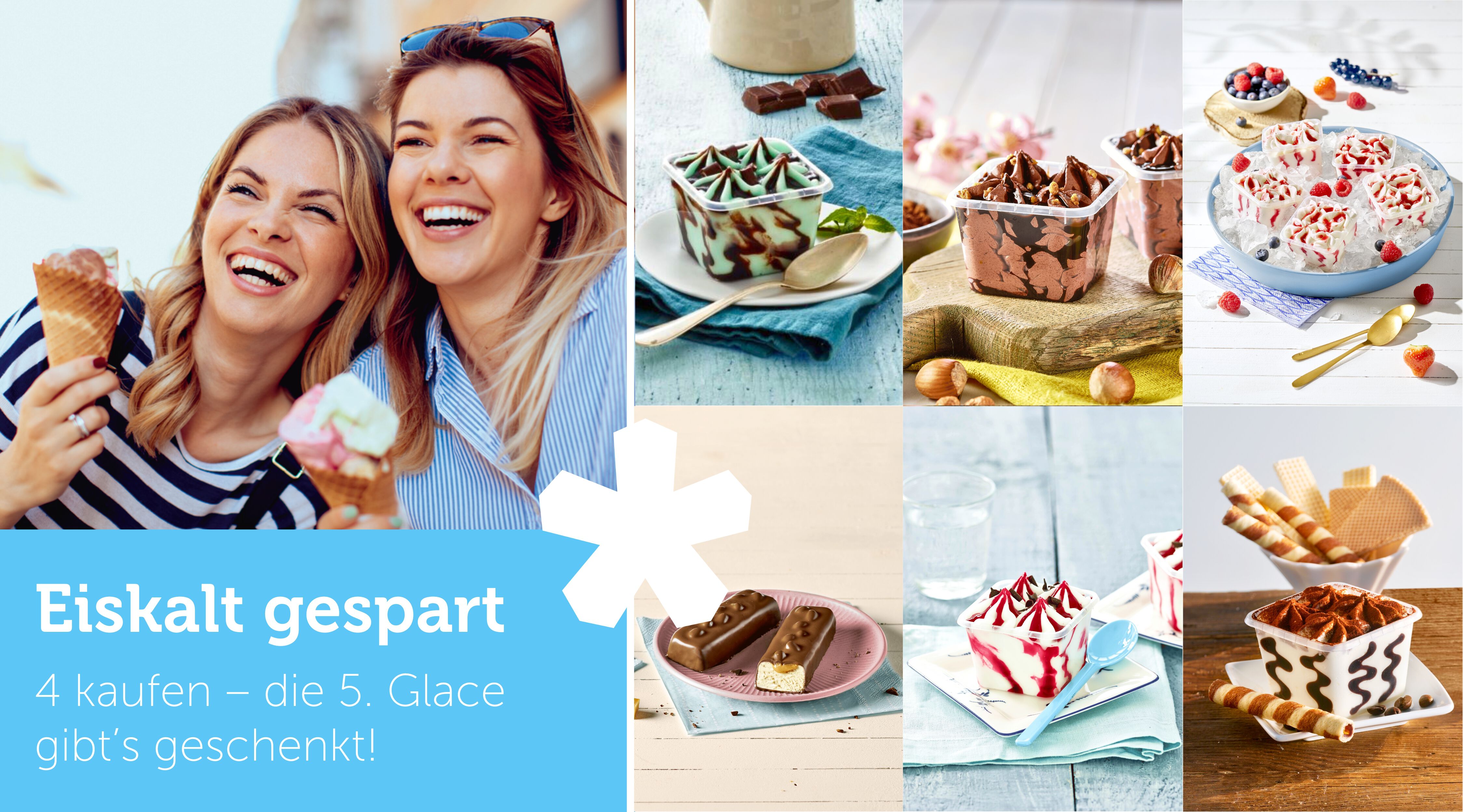 4+1 geschenkt - Glace