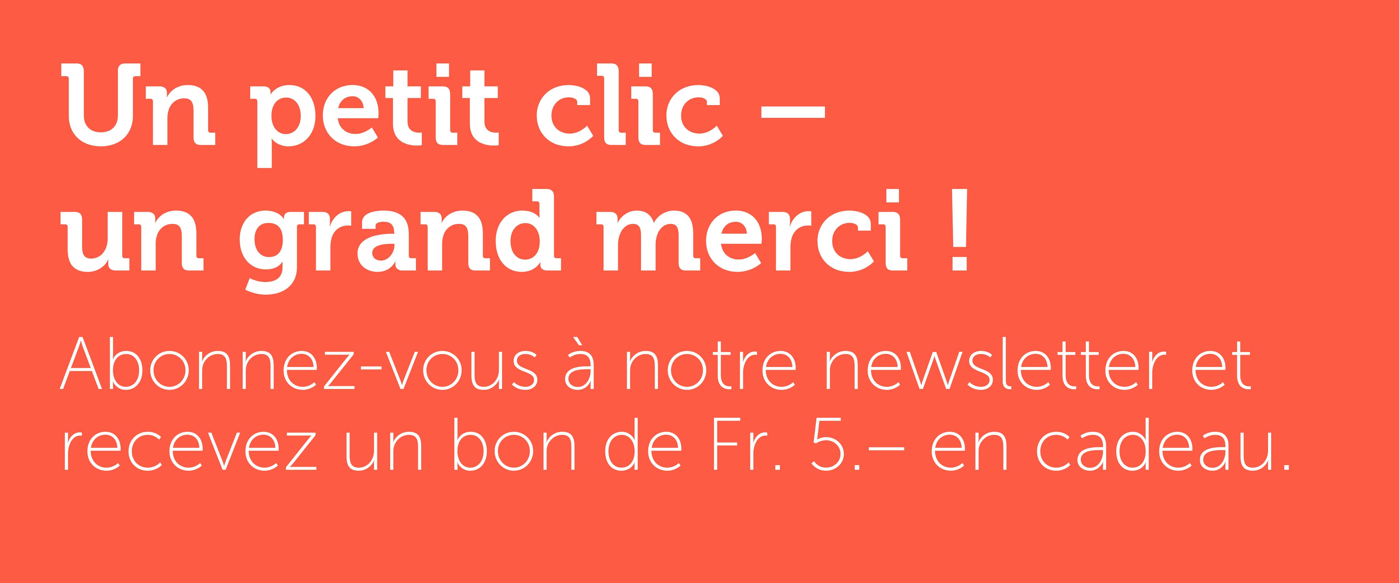 Un petit clic – un grand merci !