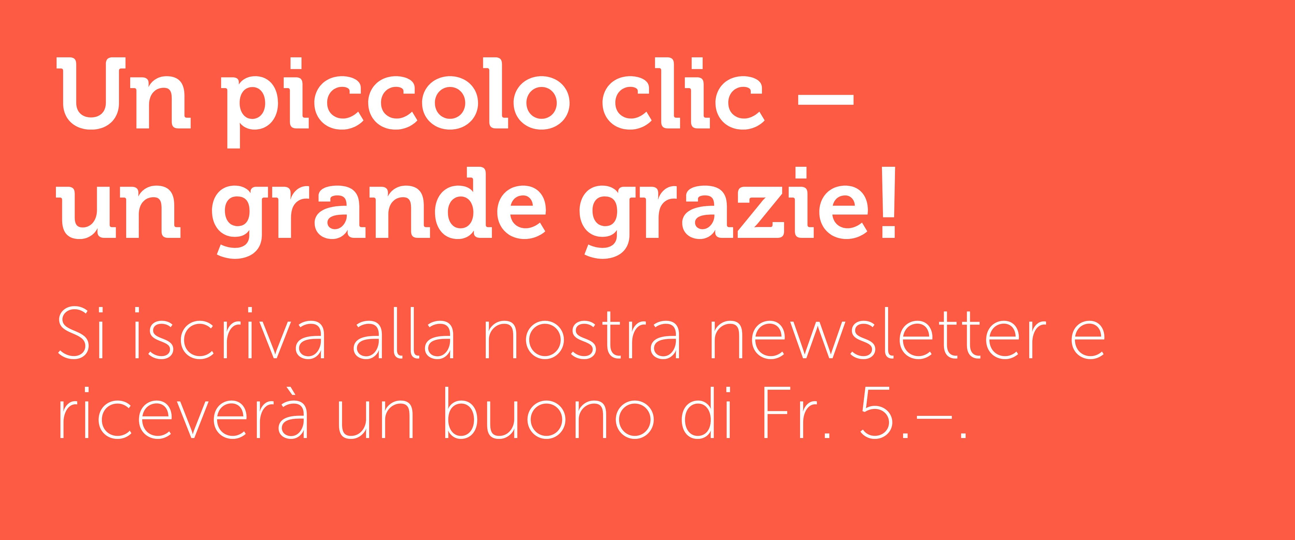 Un piccolo clic – un grande grazie!