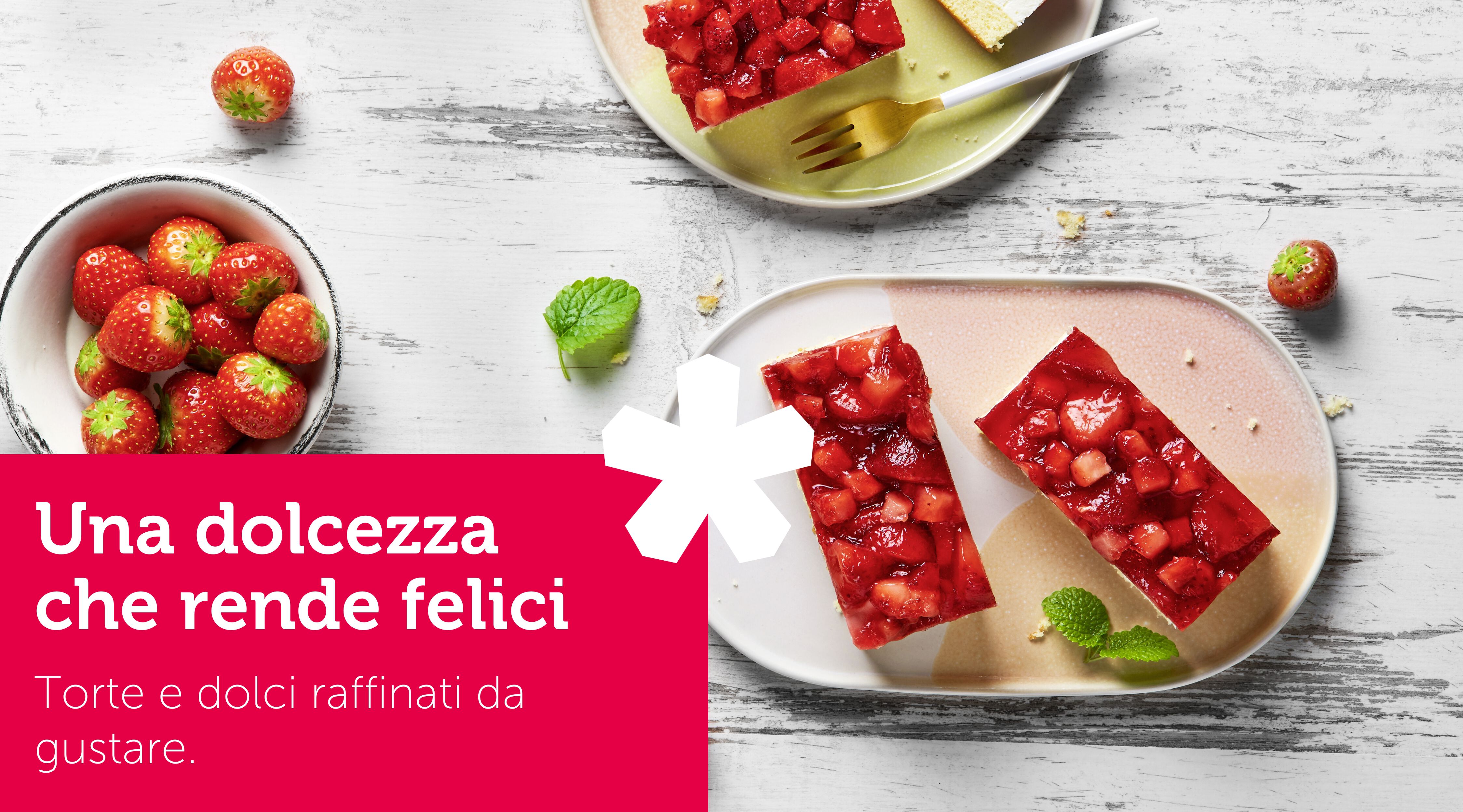 Torte e dolci raffinati da gustare.