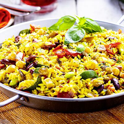 Specialit&agrave; in Padella - Gem&uuml;se-Paella