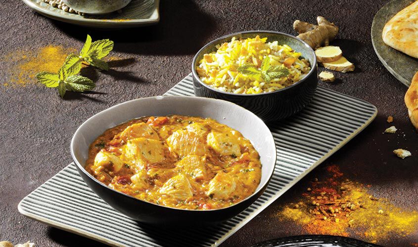 Inde - Chicken Biryani mit Biryani-Reis
