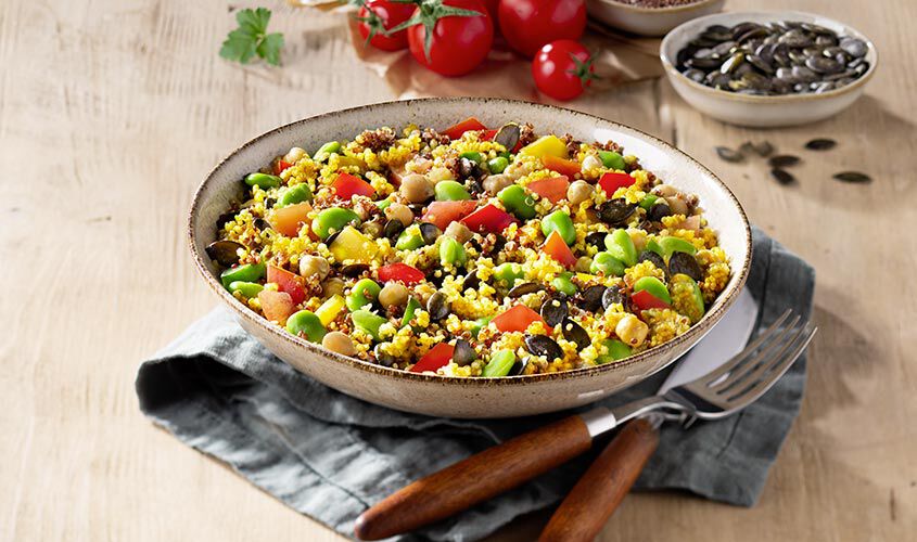 Cuisinés - Salade de quinoa aux légumes variés