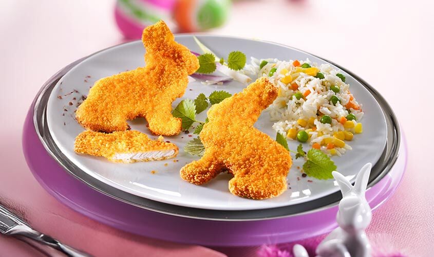 Panati / Preparati / Marinati - Lapins de P&acirc;ques croustillants