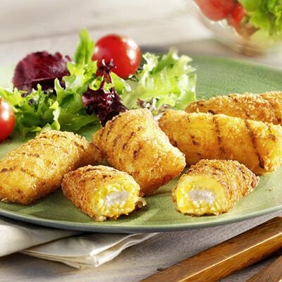 Specialit&agrave; - Grill-Kartoffeltaschen Aioli