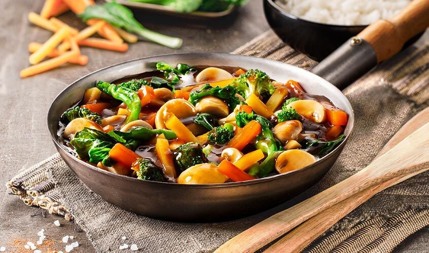 Preparate - M&eacute;lange de l&eacute;gumes teriyaki