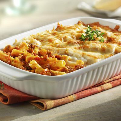 Pasta - Gratin de macaronis &agrave; la bolognaise