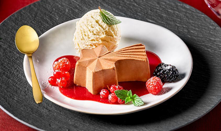 Fette / Mini Torte - Mousse au chocolat &eacute;toile filante
