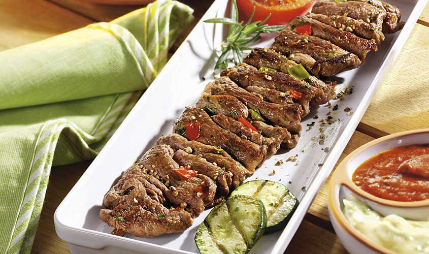 Panati / Preparati / Marinati - Brochettes flambeau (de porc)