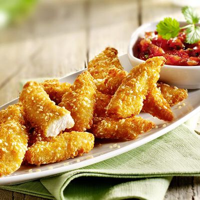 Fingerfood / Snack - Chicken Fingers Sesam