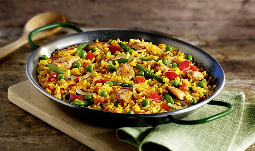 Specialità in Padella - Paella au poulet