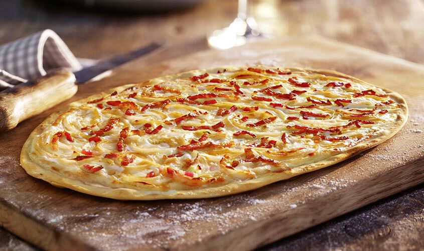 Tortine / Quiche / Crostate - Tartes flamb&eacute;es alsaciennes