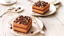 Fette / Mini Torte - Schoko-Rahmcr&egrave;me-Schnitten