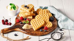 Pasticceria - Luftige Herzwaffeln