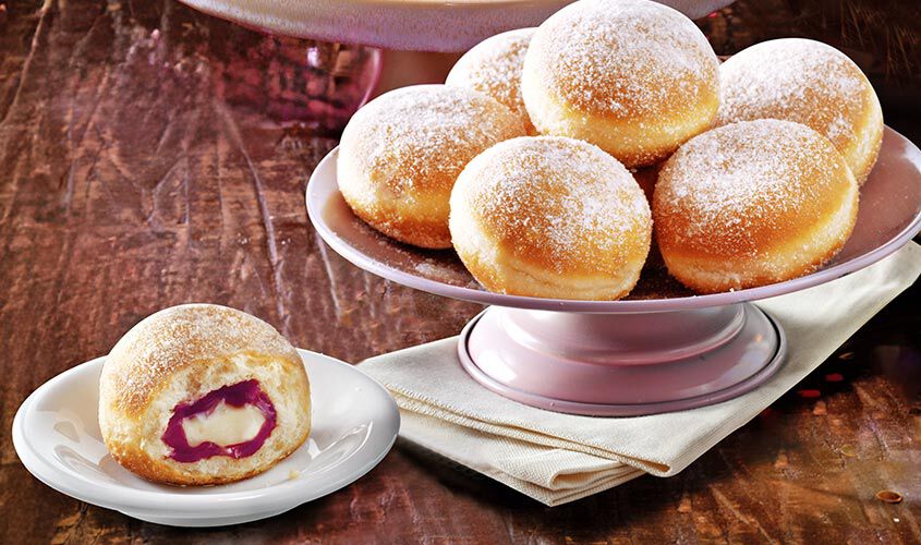 Pasticceria - Mini Berliner Himbeer-Pudding