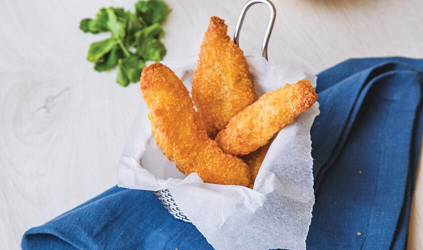 Pan&eacute;s/Pr&eacute;par&eacute;s - Pangasiusknusperli in Pankopanade