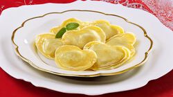 Pasta - Pastaherzen mit Ricotta-, Spinat- und Bergbutter-F&uuml;llung