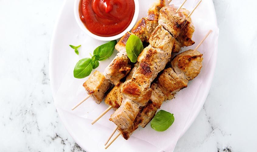 Panati / Preparati / Marinati - Brochettes de filet de porc