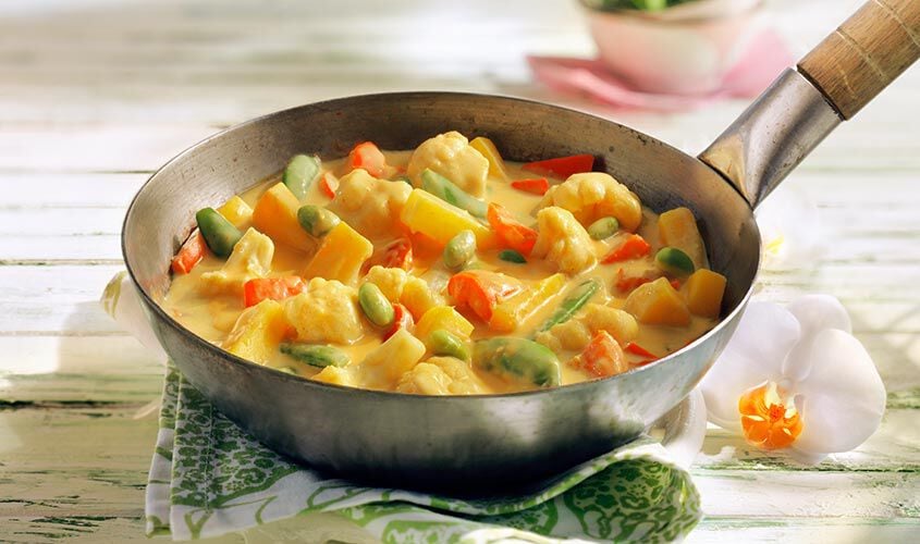 Preparate - Verdure in Salsa di Curry Thailandese