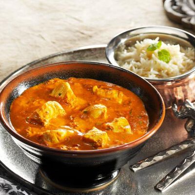 Inde - Tandoori Chicken mit Basmati-Reis
