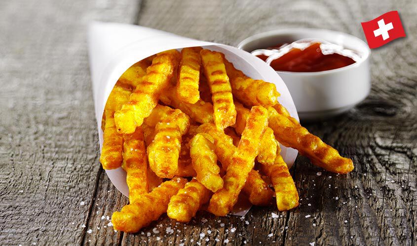 Patate Fritte - Offre Frites crant&eacute;es au four, &eacute;pic&eacute;es