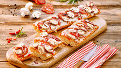 Pizze - Baguette al Salame e Funghi
