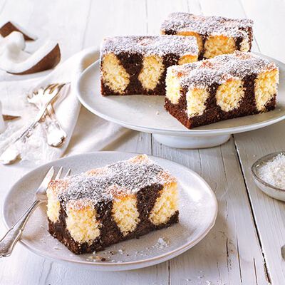 Fette / Mini Torte - G&acirc;teau au chocolat et &agrave; la noix de coco