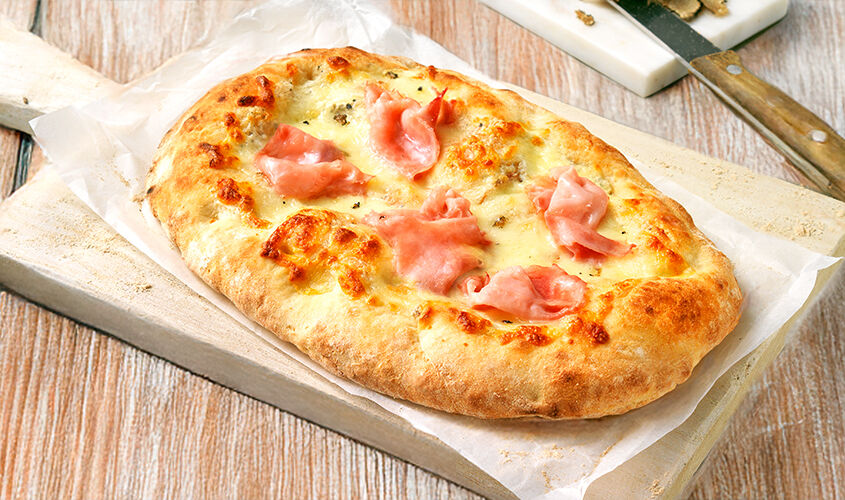 Pizze - Pinsa con Prosciutto e Tartufo