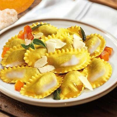 Pasta - Demi-lunes potiron et fromages