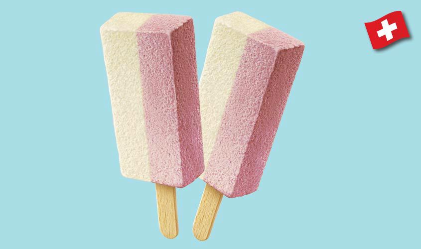 Bâtonnets - bolino vanille-fraise