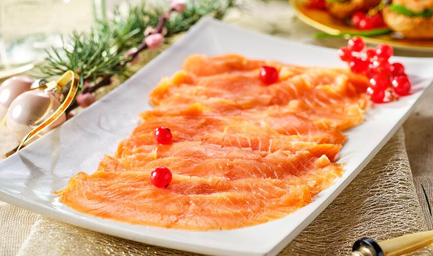 Pesce - Tranches de saumon fum&eacute; norv&eacute;gien