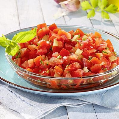 Preparate - Tomatenw&uuml;rfel, mediterran
