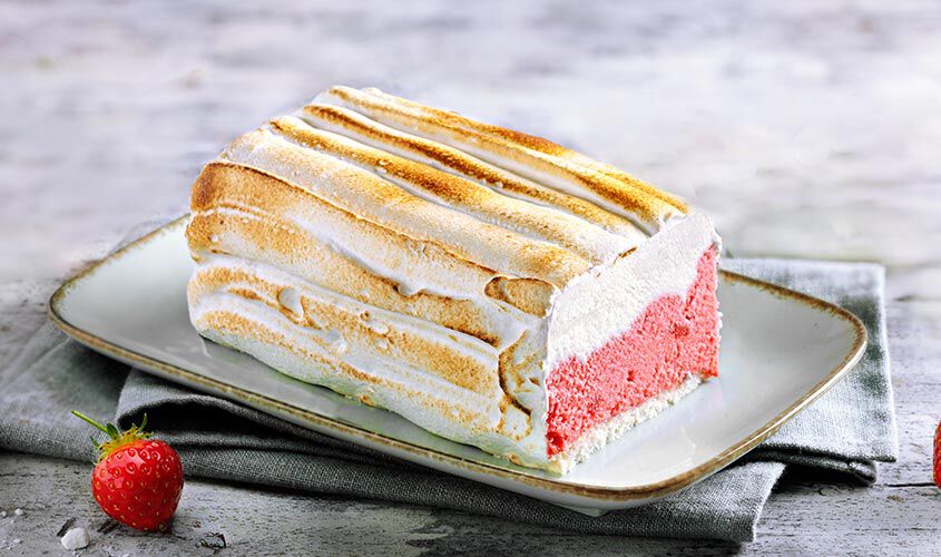 Sale - -40% Omelette Norv&eacute;gienne vanille-fraise