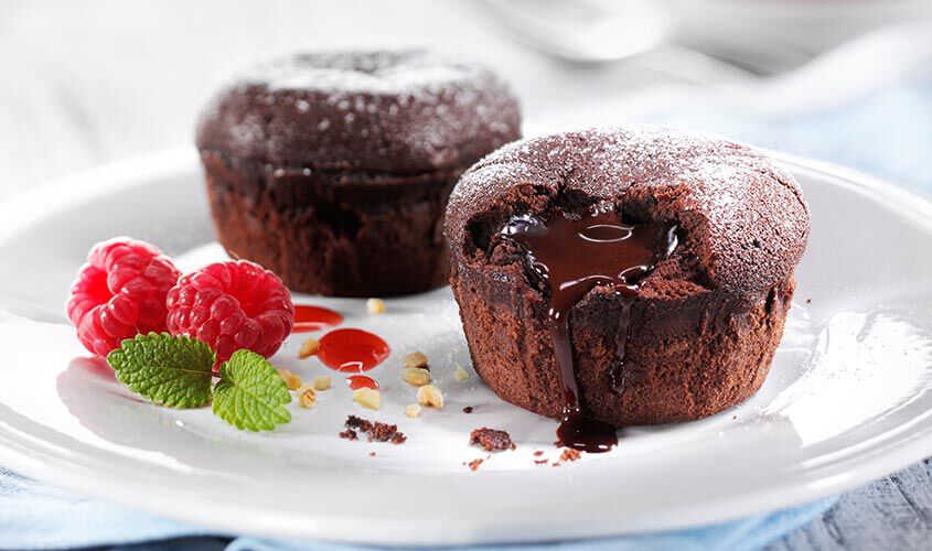 Mini Formati - C&oelig;urs coulants au chocolat