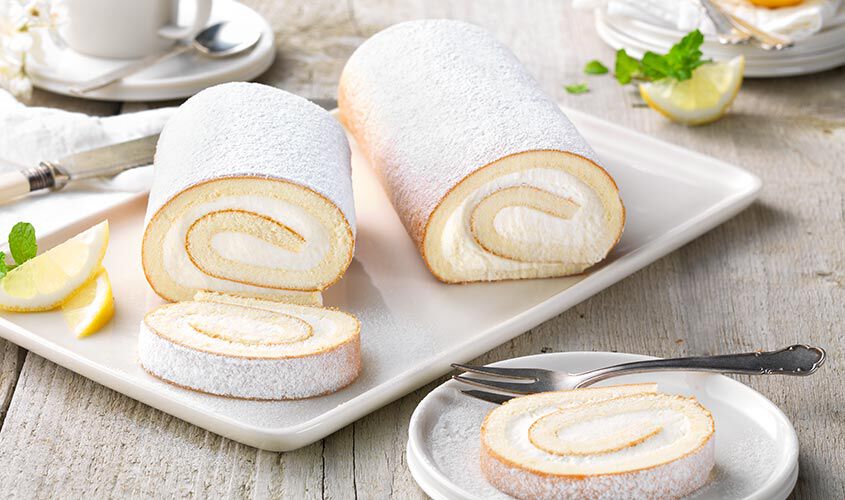 Dessert - Roulade au citron  