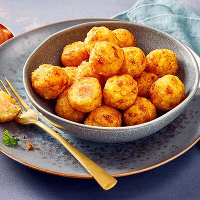 Rostini - Rösti-Bällchen mit Lachs