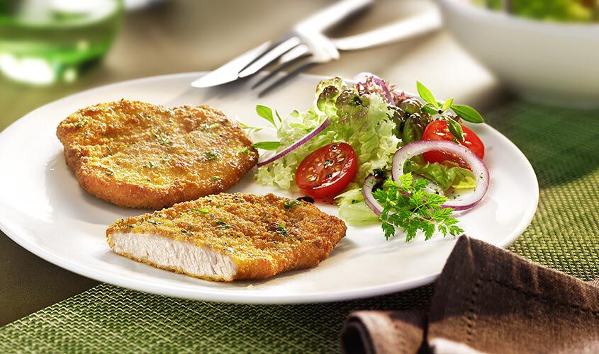 Panés/Préparés/Marinés - Cotolette di Pollo alle Erbe