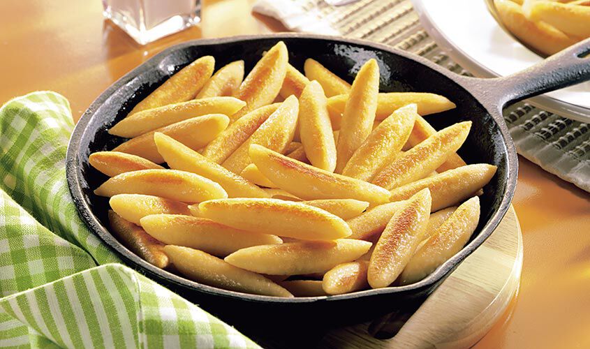 Specialit&agrave; - Gnocchi &agrave; l`alsacienne (Schupfnudeln)