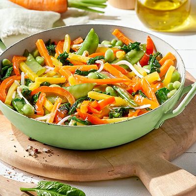 Preparate - M&eacute;lange de l&eacute;gumes color&eacute;s