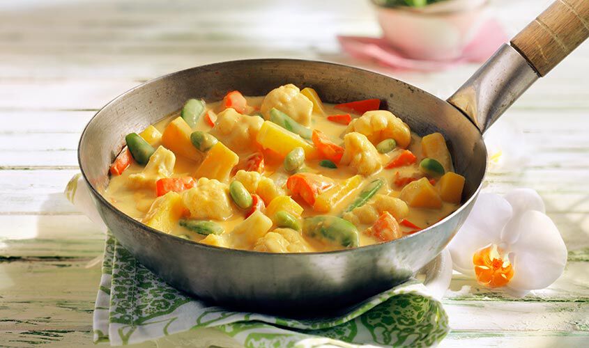 Preparate - Verdure in Salsa di Curry Thailandese