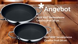 Accessori Cucina - Offerta Padella da Portata WMF CeraDur Profi 28 cm e&nbsp;Padella da Portata WMF CeraDur Profi 24 cm