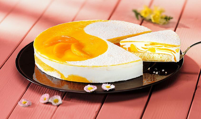 Torte / Tranci / Crostate - Torta di Pesche e Maracuja &Oslash; 24 cm