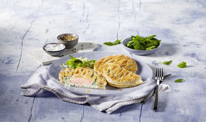  - Feuilletés saumon et épinards