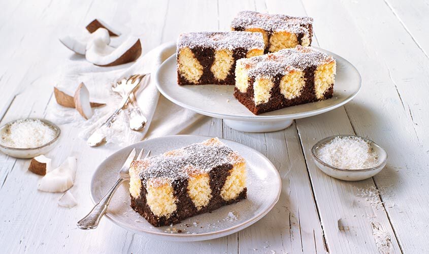 Fette / Mini Torte - Schoko-Kokos-Kuchen