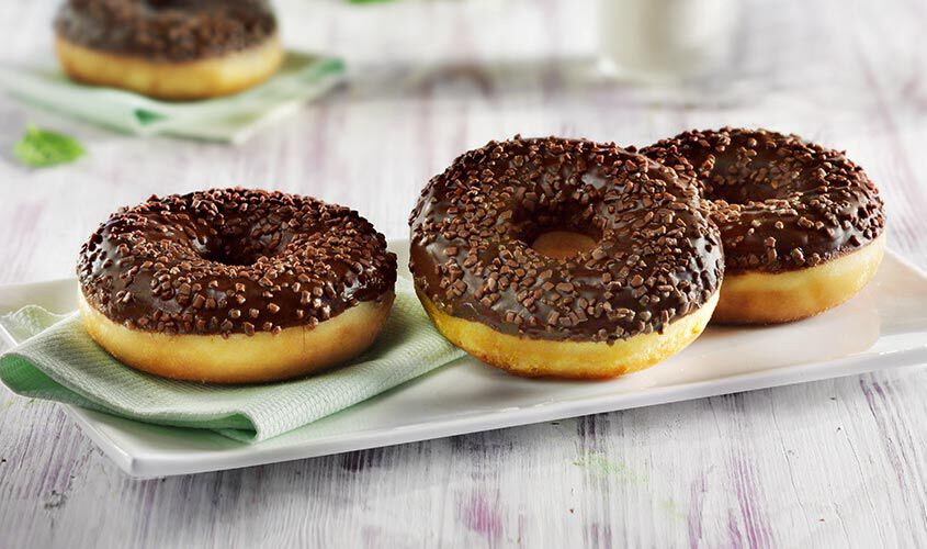 Fette / Mini Torte - Schokoladen-Donuts