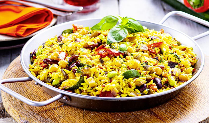 Specialit&agrave; in Padella - Gem&uuml;se-Paella