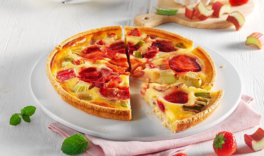 Torte / Tranci / Crostate - Tarte fraise-rhubarbe &Oslash; 20 cm