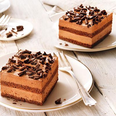 Fette / Mini Torte - Schoko-Rahmcrème-Schnitten