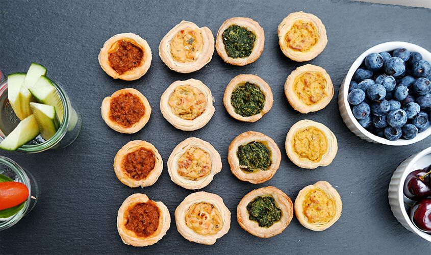 Tortine / Quiche / Crostate - Mini Salatini Aperitivo