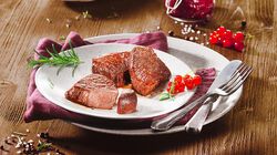 Selvaggina - M&eacute;daillons de chevreuil, marin&eacute;s